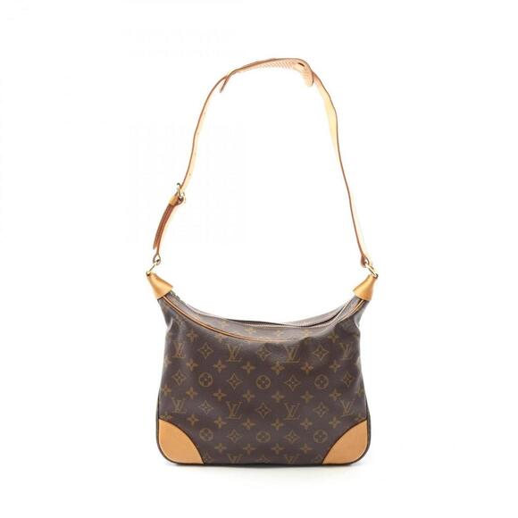 LOUIS VUITTON Brown Monogram Leather Shoulder Bag - Picture 1 of 11